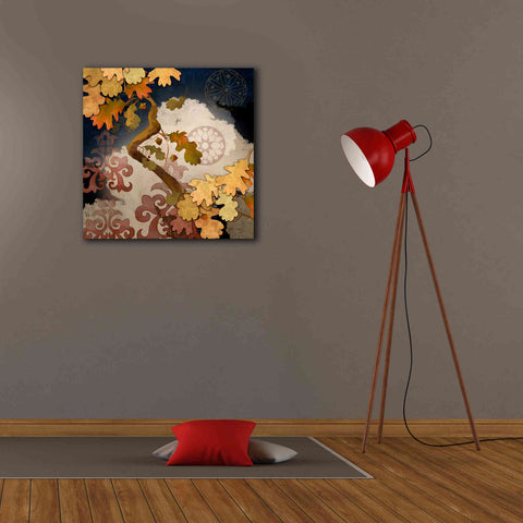 Image of 'Clouding Autumn Night' by Evelia Designs Giclee Canvas Wall Art,26 x 26