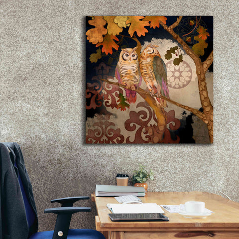 Image of 'Singing Owl' by Evelia Designs Giclee Canvas Wall Art,37 x 37