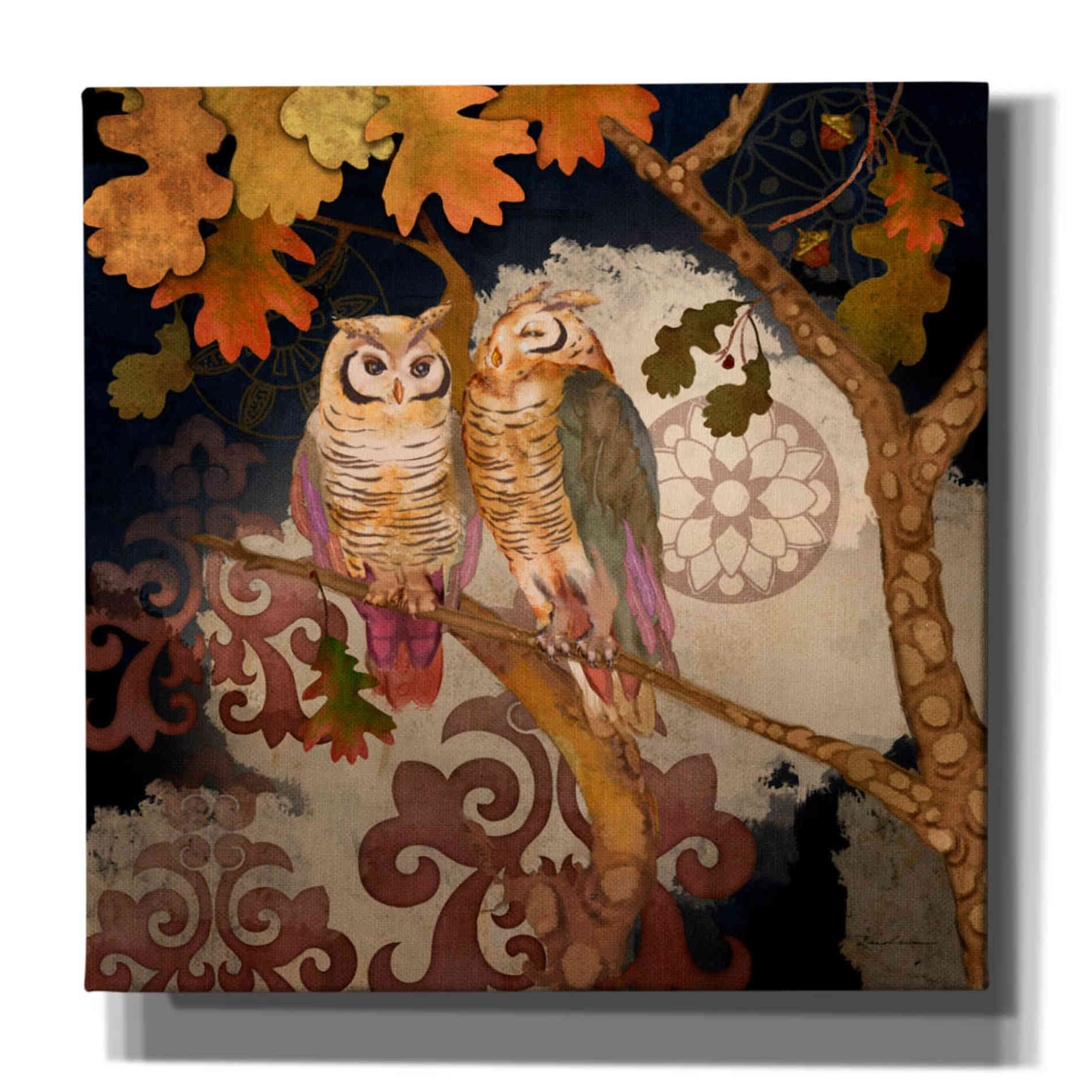 'Singing Owl' by Evelia Designs Giclee Canvas Wall Art