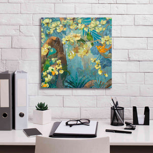 'Jaguar Jungle' by Evelia Designs Giclee Canvas Wall Art,18 x 18