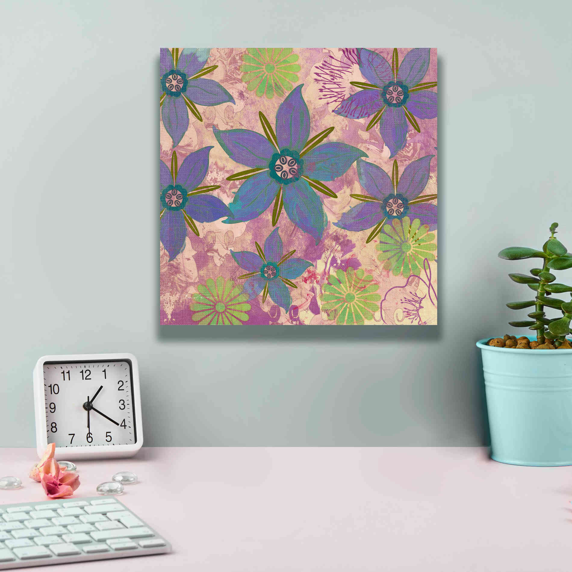 'Borage Sprites Of Sagrada' by Evelia Designs Giclee Canvas Wall Art,12 x 12