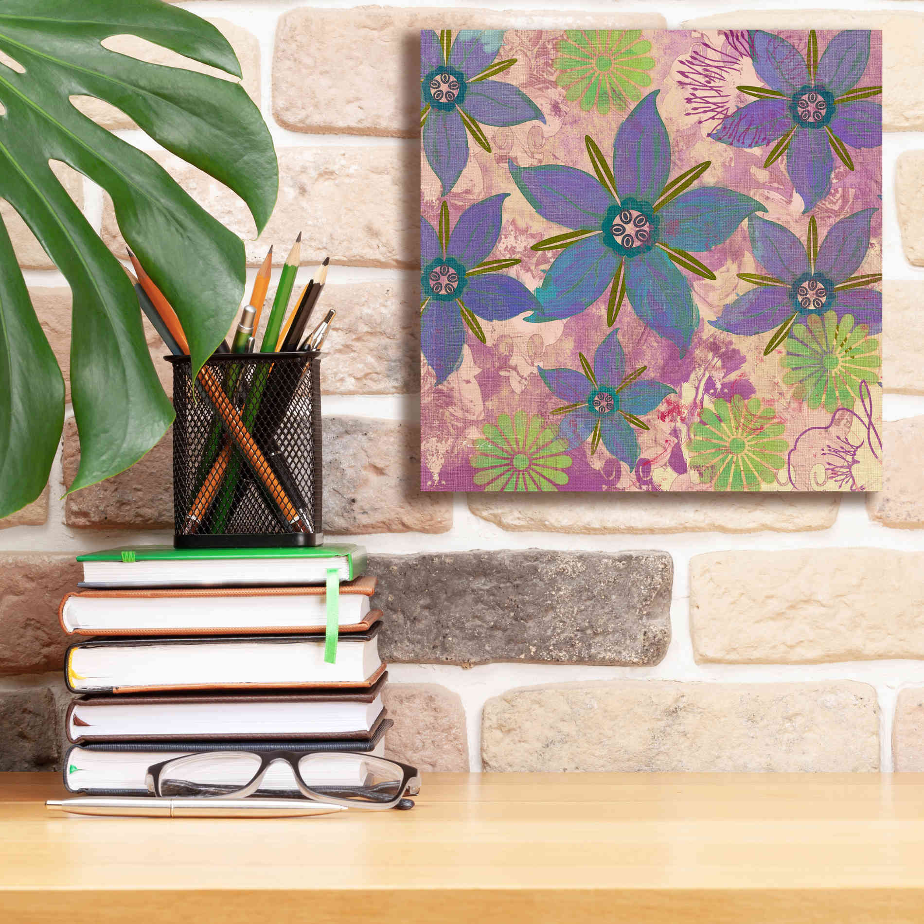 'Borage Sprites Of Sagrada' by Evelia Designs Giclee Canvas Wall Art,12 x 12