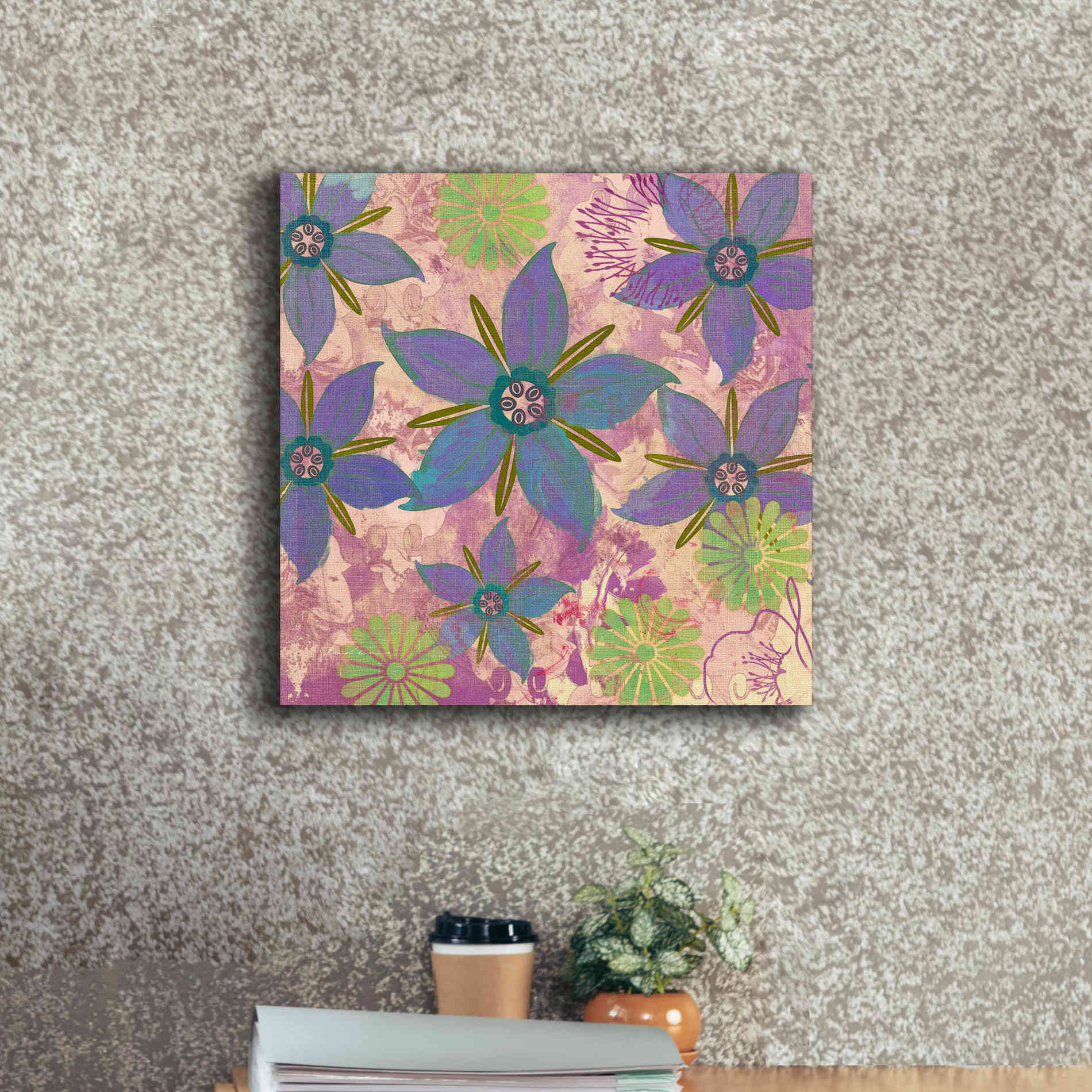 'Borage Sprites Of Sagrada' by Evelia Designs Giclee Canvas Wall Art,18 x 18