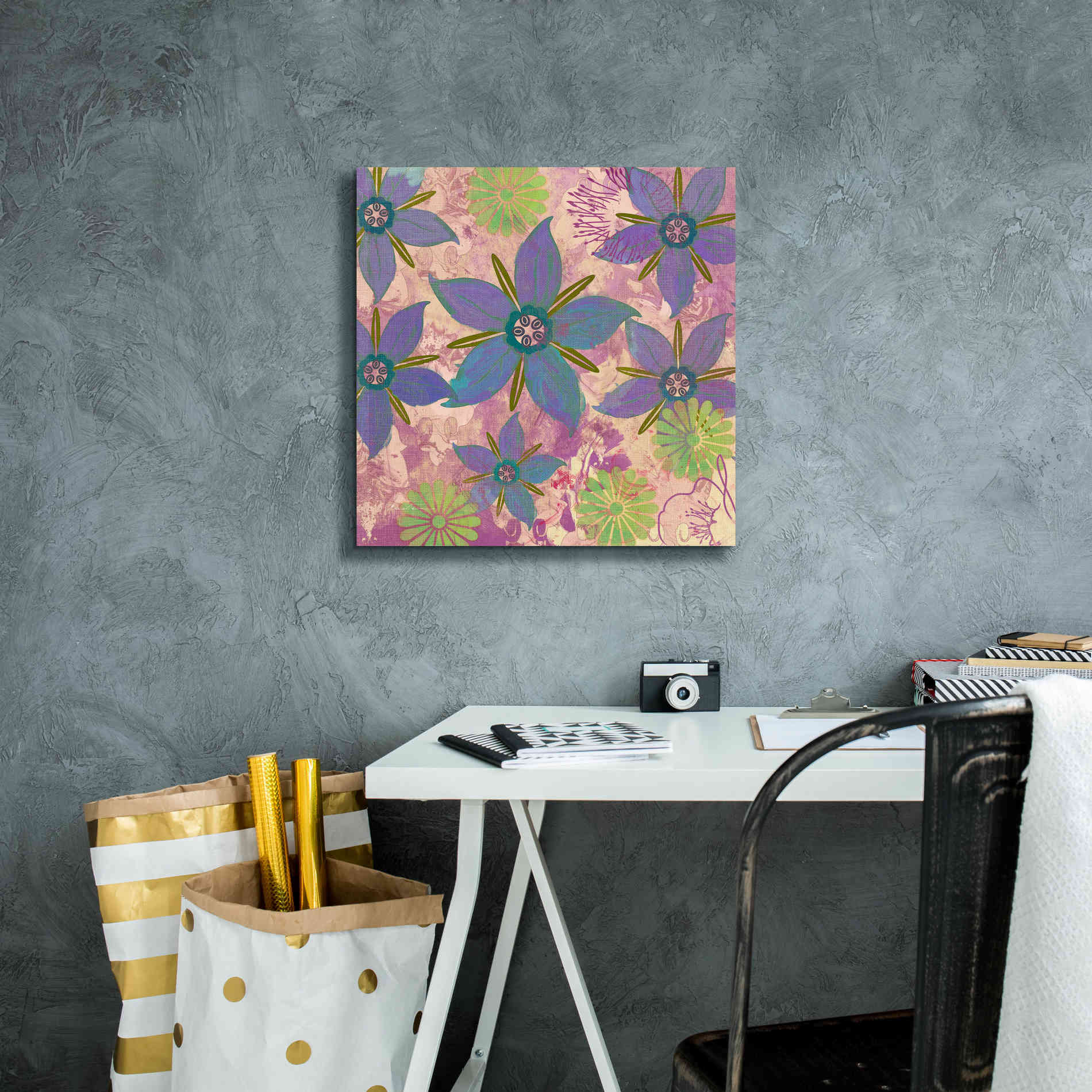 'Borage Sprites Of Sagrada' by Evelia Designs Giclee Canvas Wall Art,18 x 18