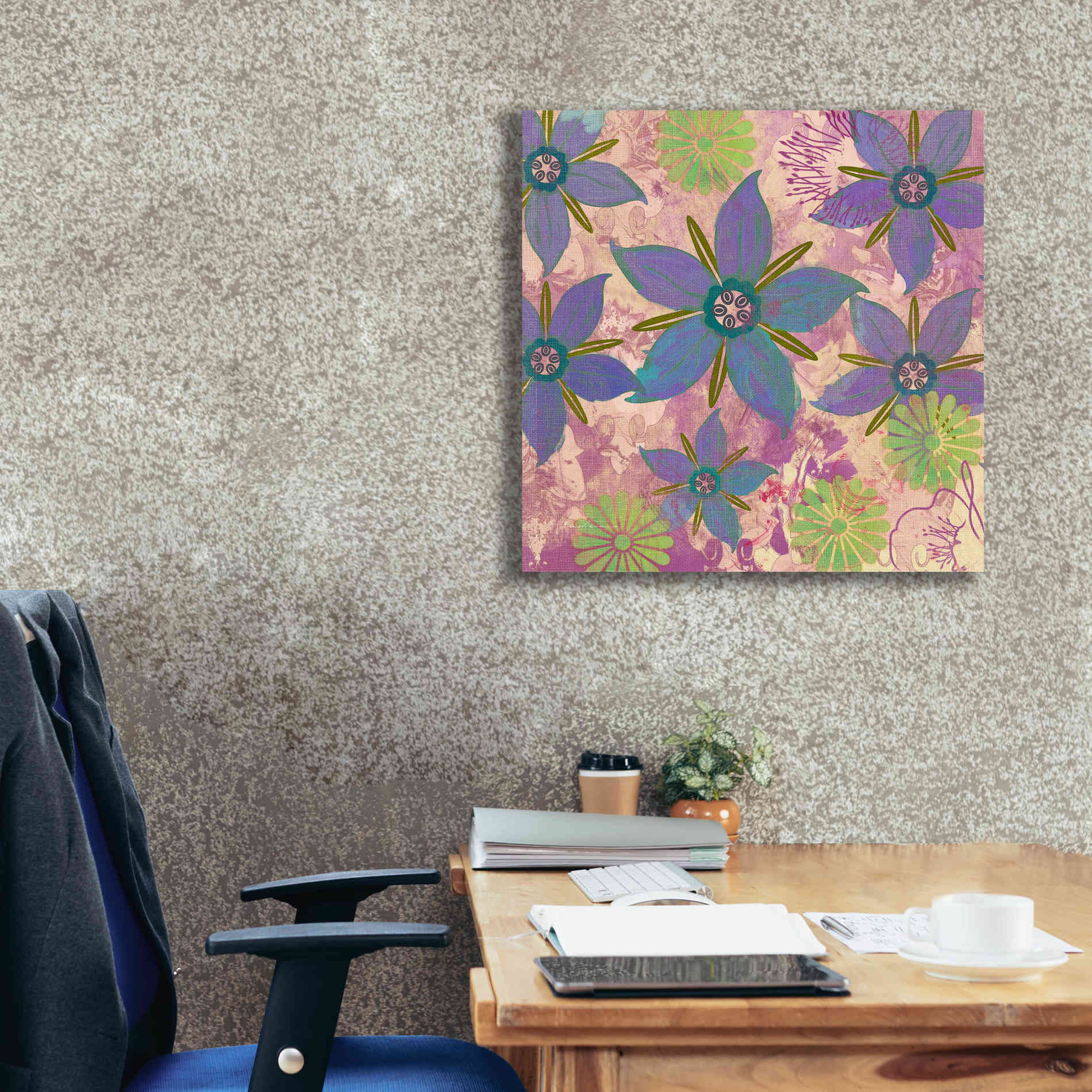 'Borage Sprites Of Sagrada' by Evelia Designs Giclee Canvas Wall Art,26 x 26