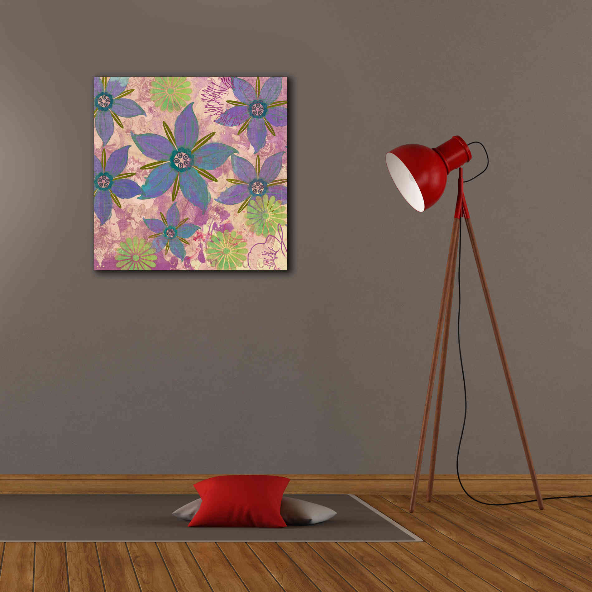 'Borage Sprites Of Sagrada' by Evelia Designs Giclee Canvas Wall Art,26 x 26