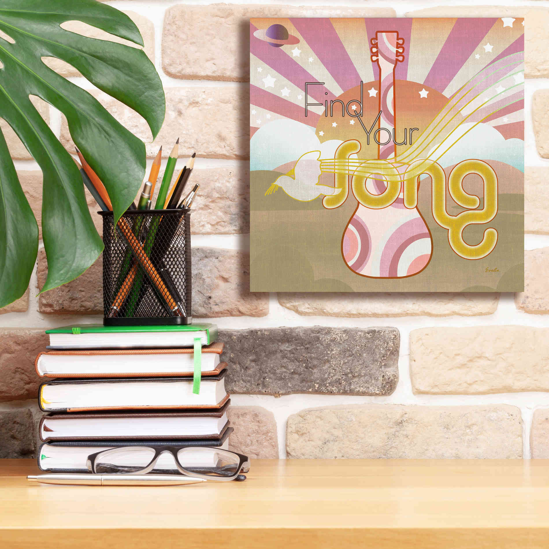 'Max Out' by Evelia Designs Giclee Canvas Wall Art,12 x 12