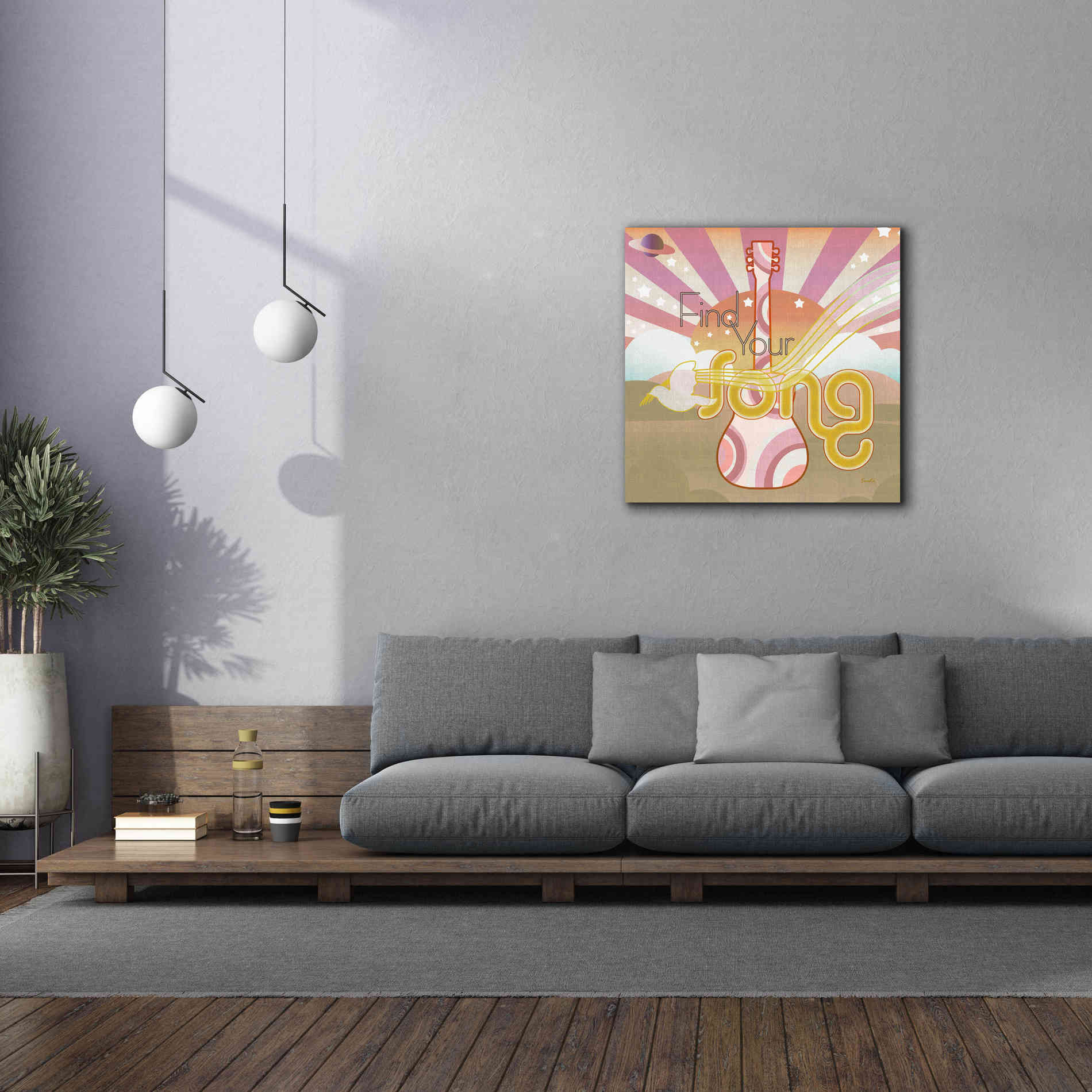 'Max Out' by Evelia Designs Giclee Canvas Wall Art,37 x 37