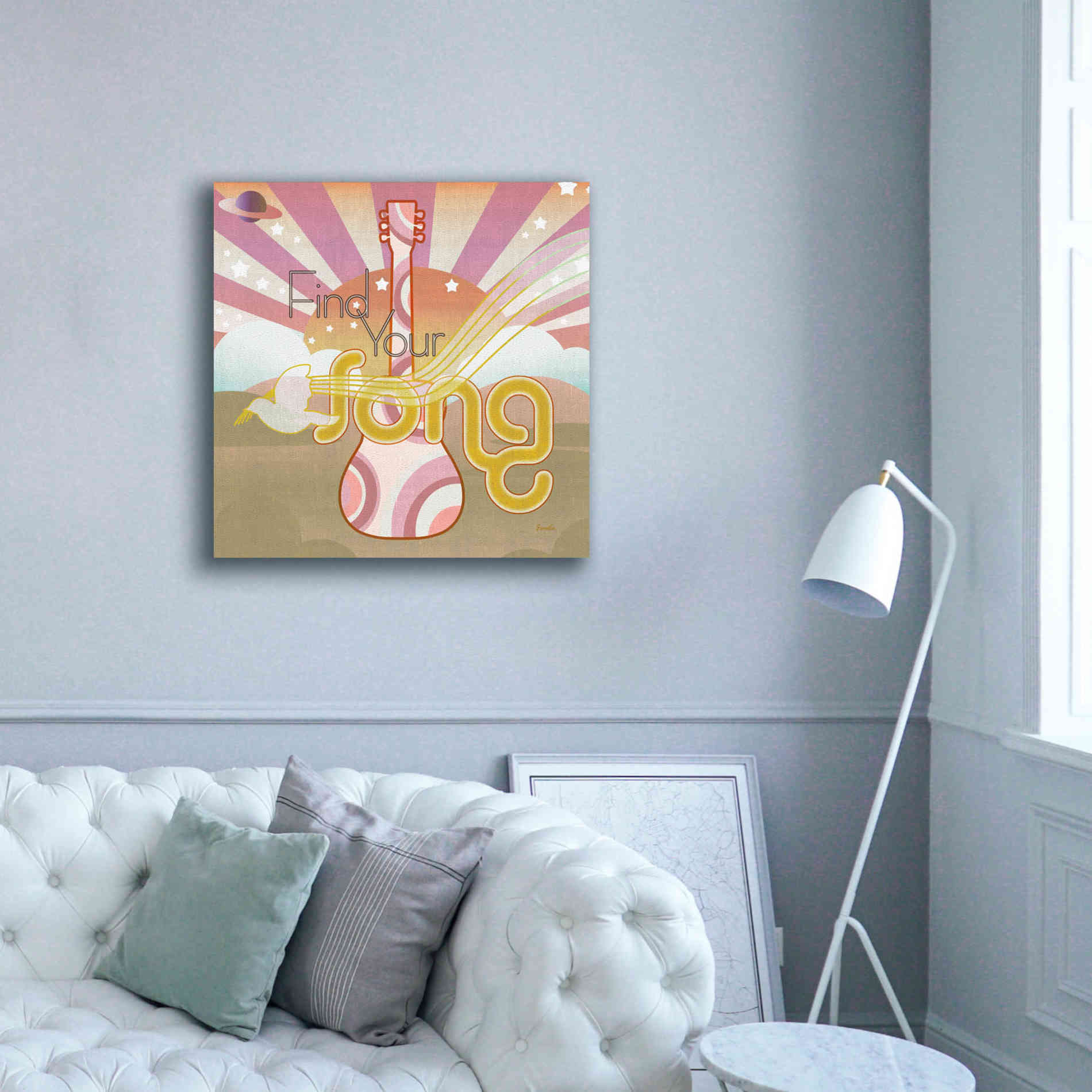 'Max Out' by Evelia Designs Giclee Canvas Wall Art,37 x 37