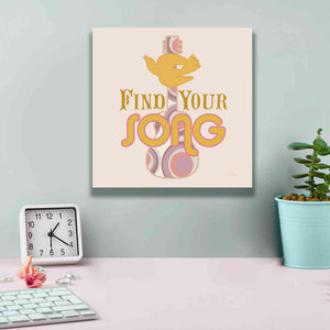 'Find Your Song' by Evelia Designs Giclee Canvas Wall Art,12 x 12