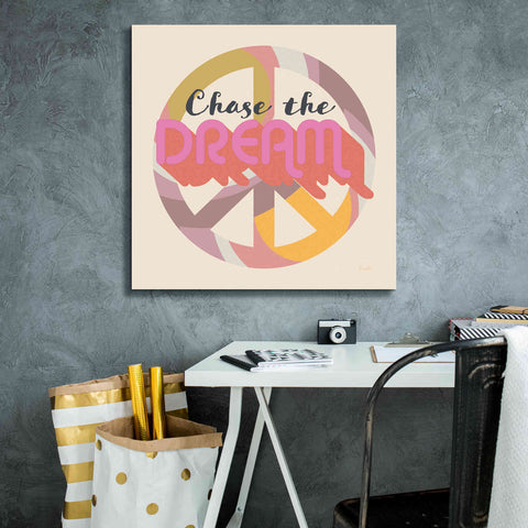 Image of 'Chase The Dream' by Evelia Designs Giclee Canvas Wall Art,26 x 26