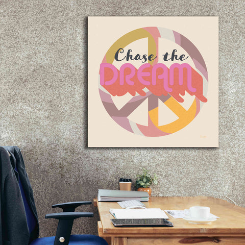 Image of 'Chase The Dream' by Evelia Designs Giclee Canvas Wall Art,37 x 37