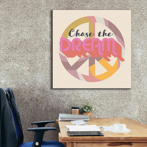 'Chase The Dream' by Evelia Designs Giclee Canvas Wall Art,37 x 37