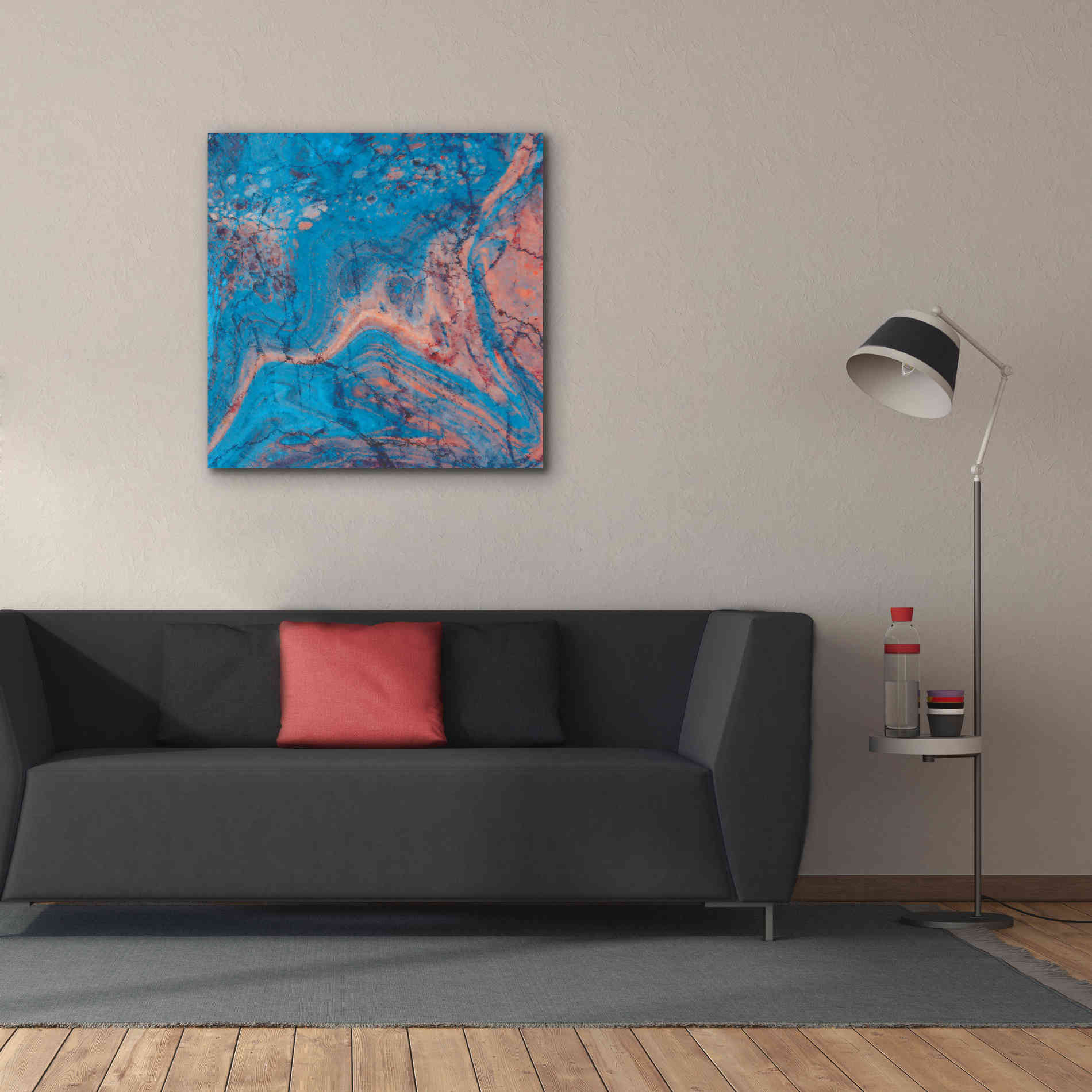 'Craquelure One' by Steve Hunziker Giclee Canvas Wall Art,37 x 37