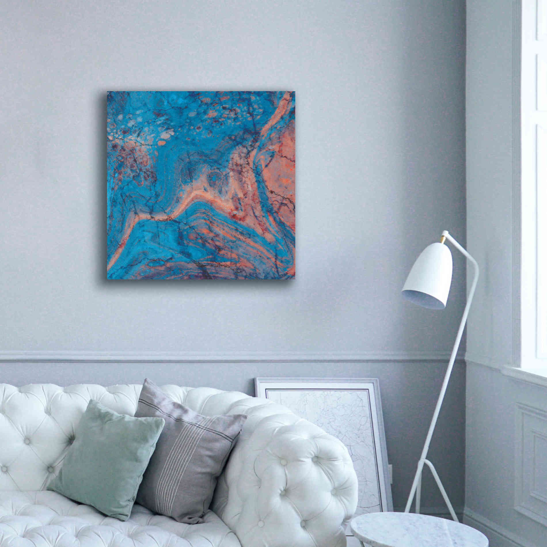 'Craquelure One' by Steve Hunziker Giclee Canvas Wall Art,37 x 37