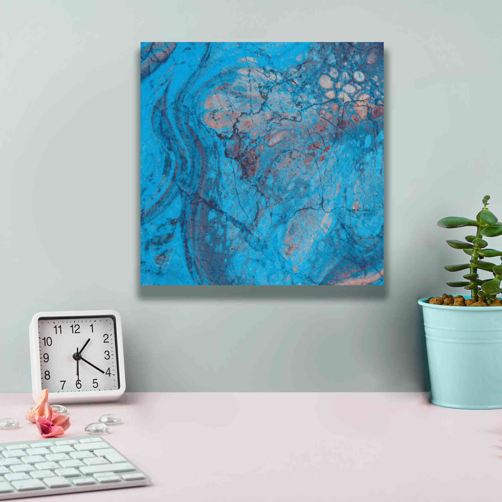 'Craquelure Two' by Steve Hunziker Giclee Canvas Wall Art,12 x 12