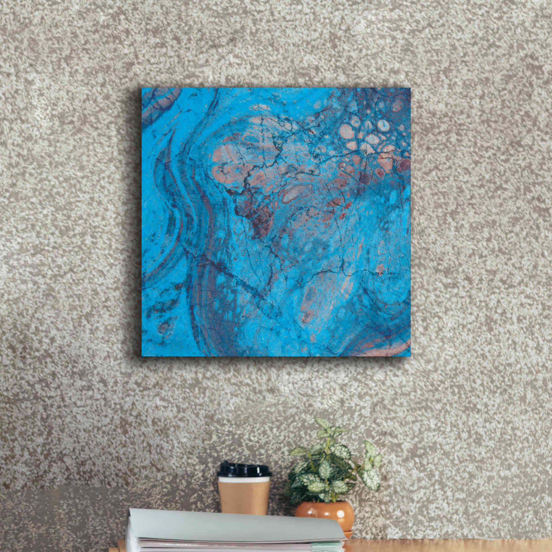 'Craquelure Two' by Steve Hunziker Giclee Canvas Wall Art,18 x 18