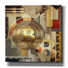 'Bitcoin Deco Six' by Steve Hunziker Giclee Canvas Wall Art