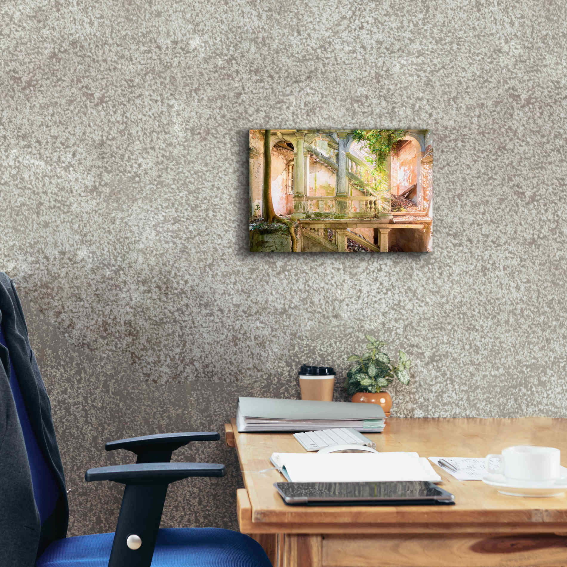 'Poetic Villa Ruin' by Roman Robroek Giclee Canvas Wall Art,18 x 12