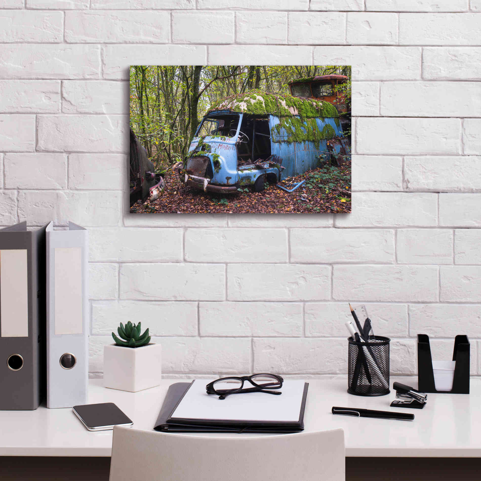 'Van Life' by Roman Robroek Giclee Canvas Wall Art,18 x 12