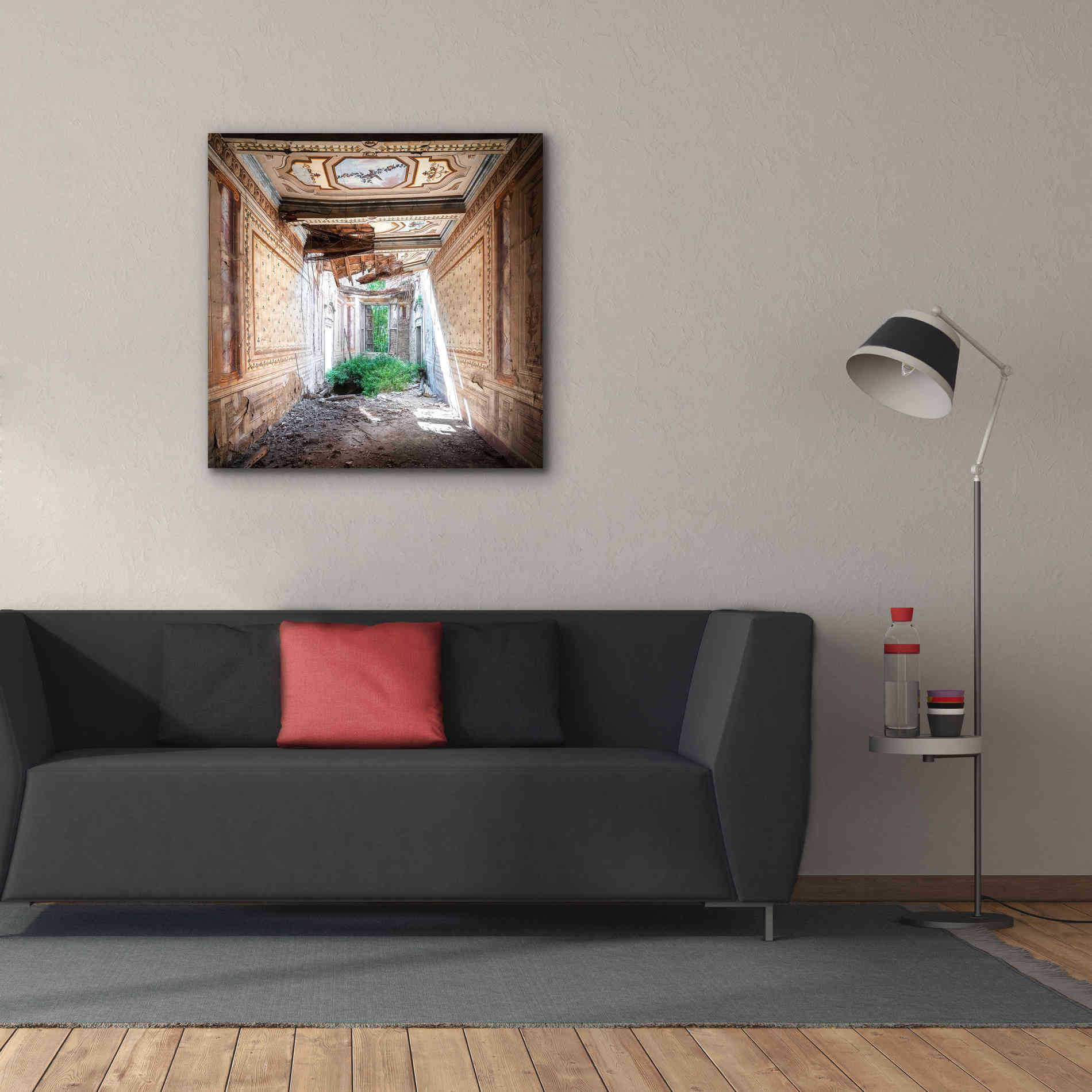 'Broken Farm' by Roman Robroek Giclee Canvas Wall Art,37 x 37