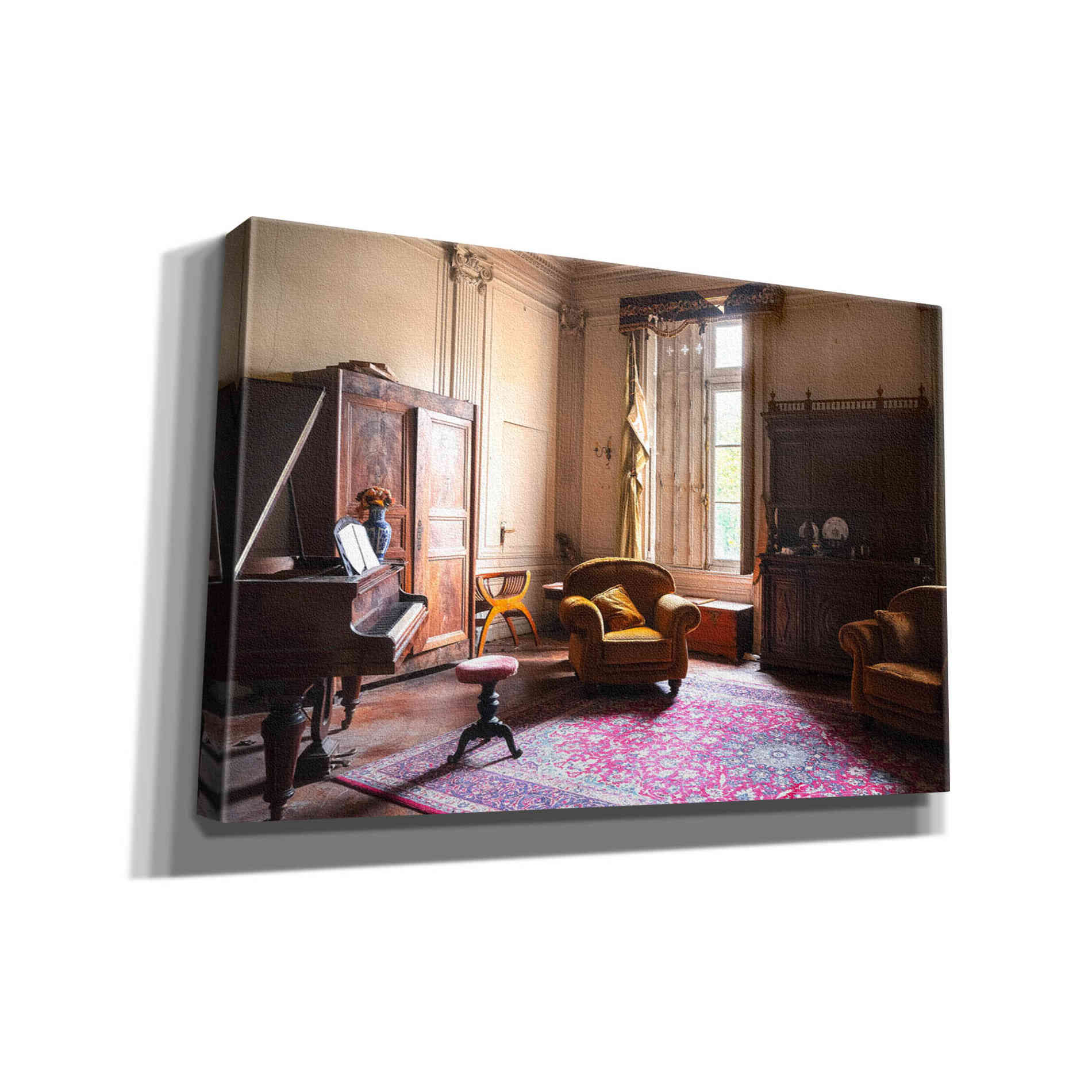 'Piano Castle' by Roman Robroek Giclee Canvas Wall Art
