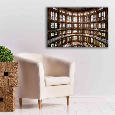 Image of 'Industrial Tower' by Roman Robroek Giclee Canvas Wall Art,40 x 26