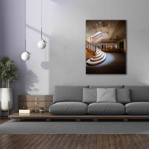 Image of 'Stairs From The Side' by Roman Robroek Giclee Canvas Wall Art,40 x 54