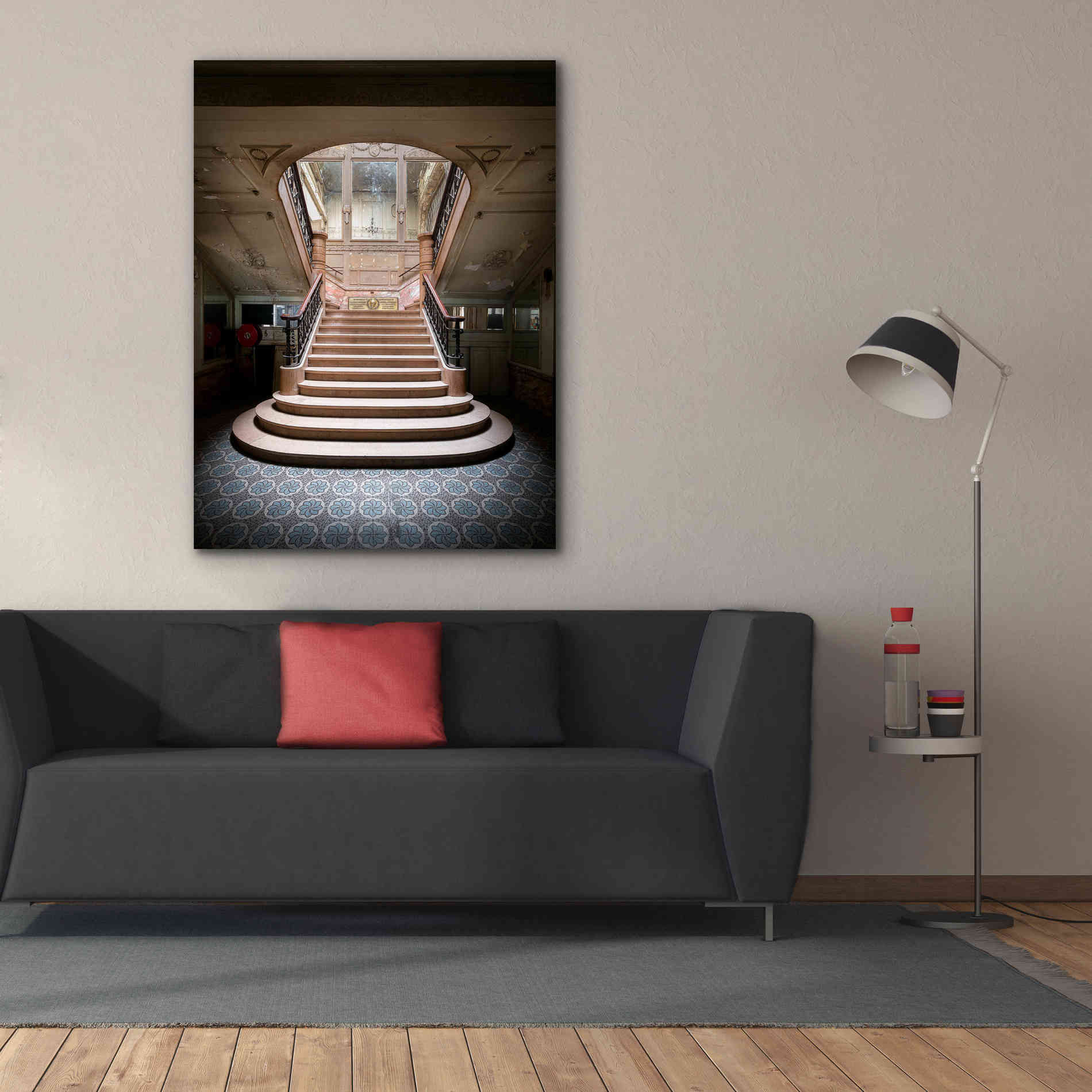 'Light On The Staircase' by Roman Robroek Giclee Canvas Wall Art,40 x 54