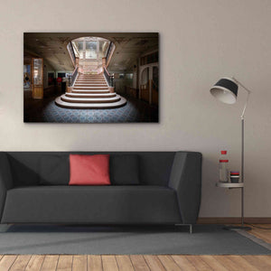 'Elegant Stairs Dark' by Roman Robroek Giclee Canvas Wall Art,60 x 40