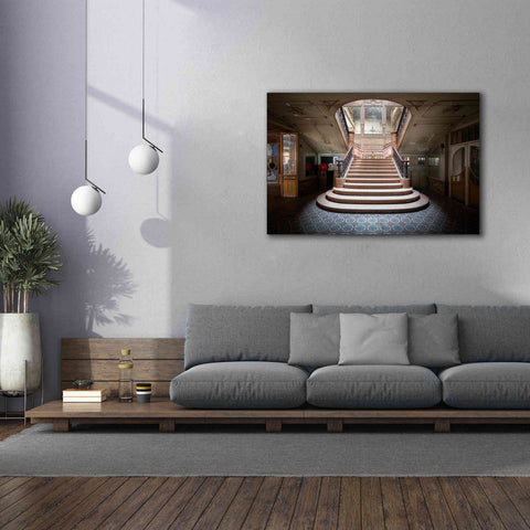 Image of 'Elegant Stairs Dark' by Roman Robroek Giclee Canvas Wall Art,60 x 40