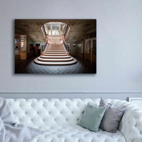 Image of 'Elegant Stairs Dark' by Roman Robroek Giclee Canvas Wall Art,60 x 40