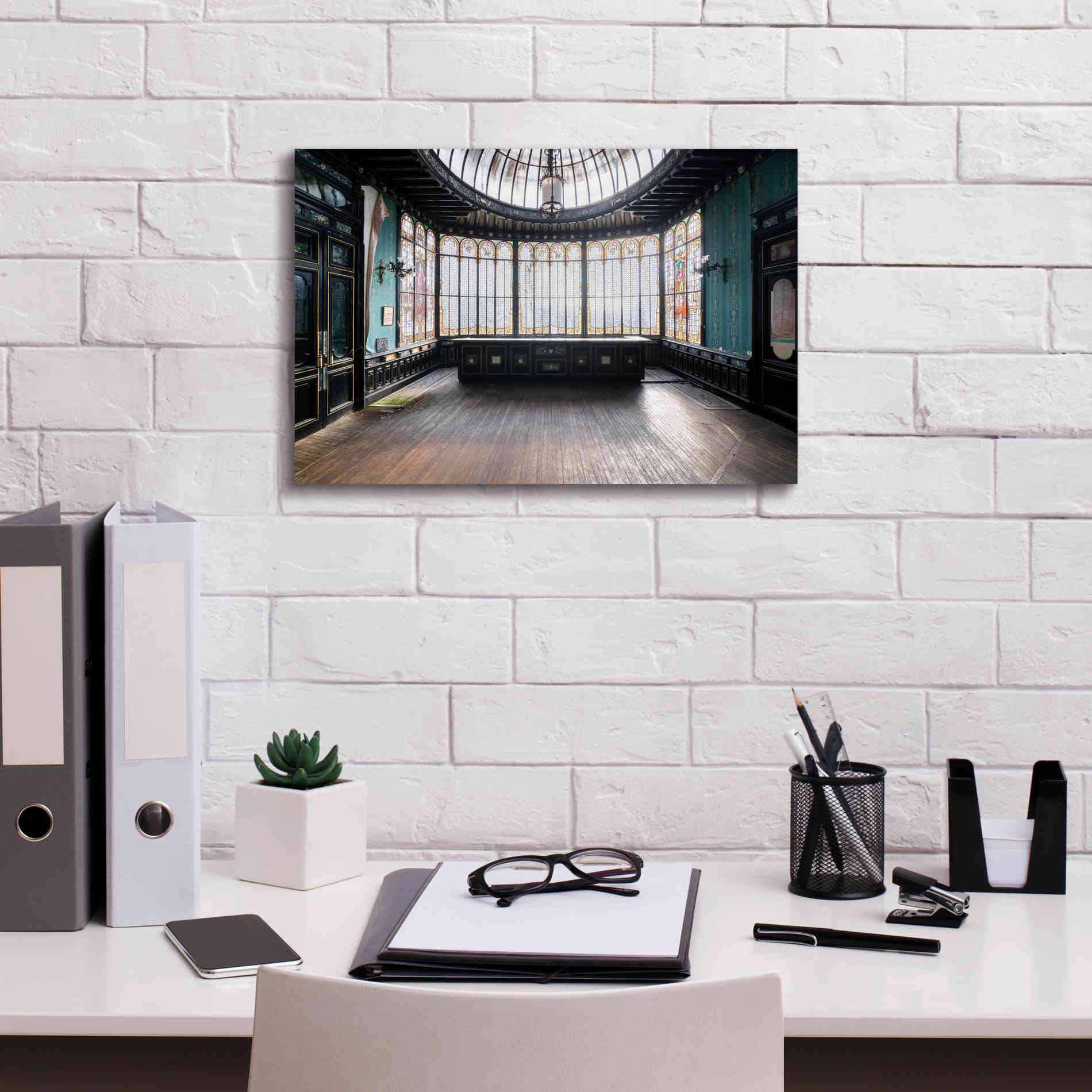 'Winter Garden' by Roman Robroek Giclee Canvas Wall Art,18 x 12