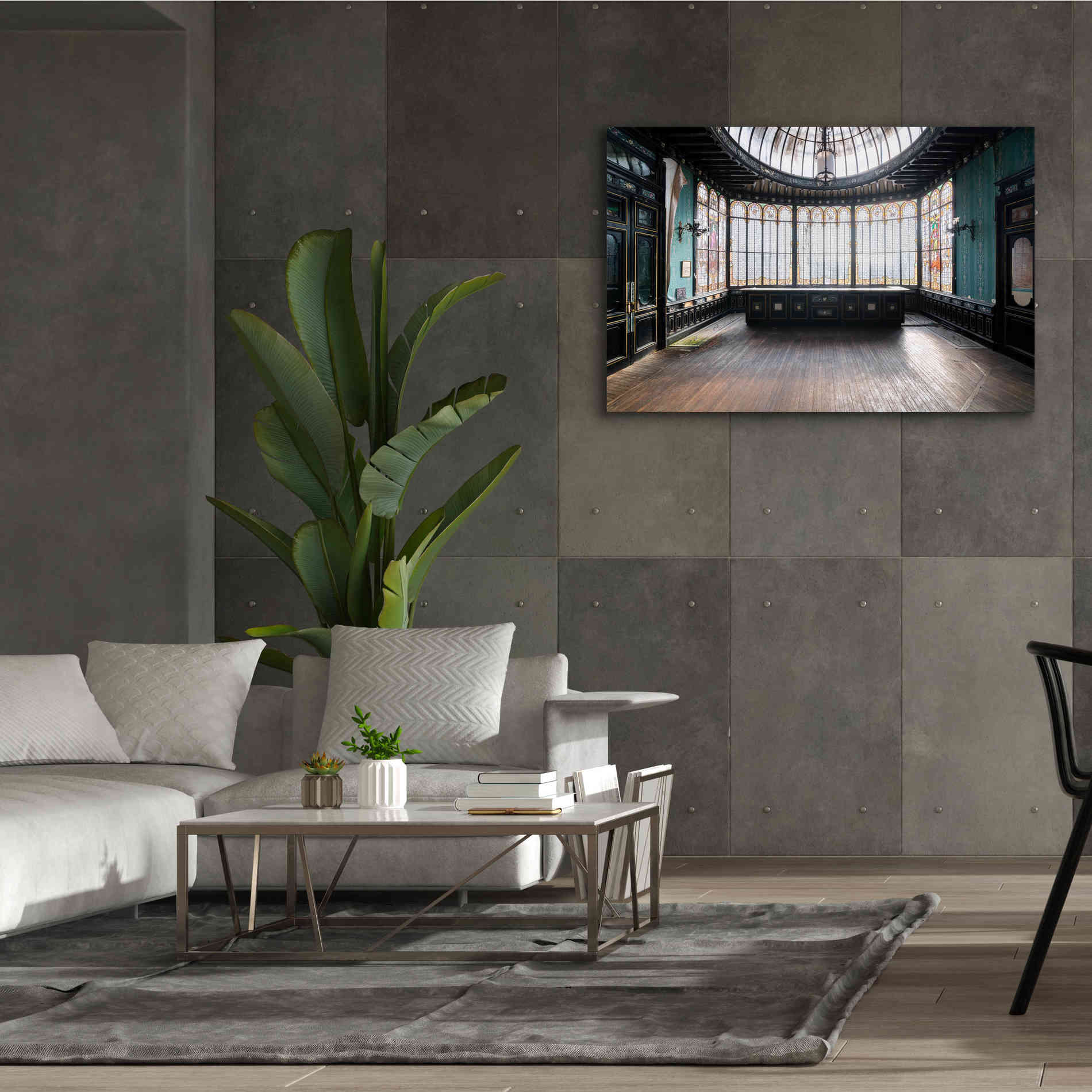 'Winter Garden' by Roman Robroek Giclee Canvas Wall Art,60 x 40