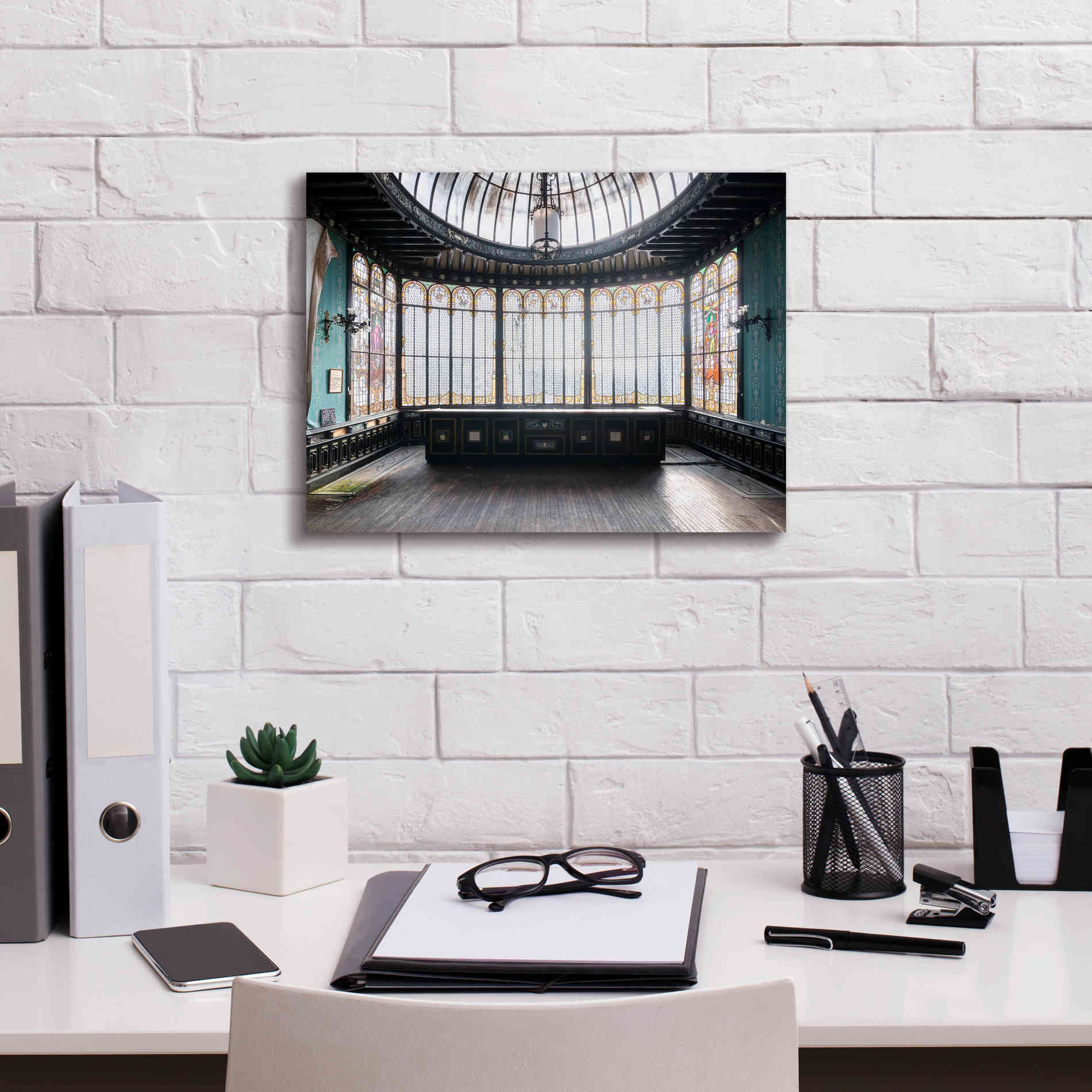 'Winter Garden Square' by Roman Robroek Giclee Canvas Wall Art,16 x 12