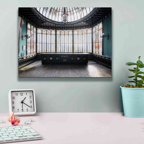 Image of 'Winter Garden Square' by Roman Robroek Giclee Canvas Wall Art,16 x 12