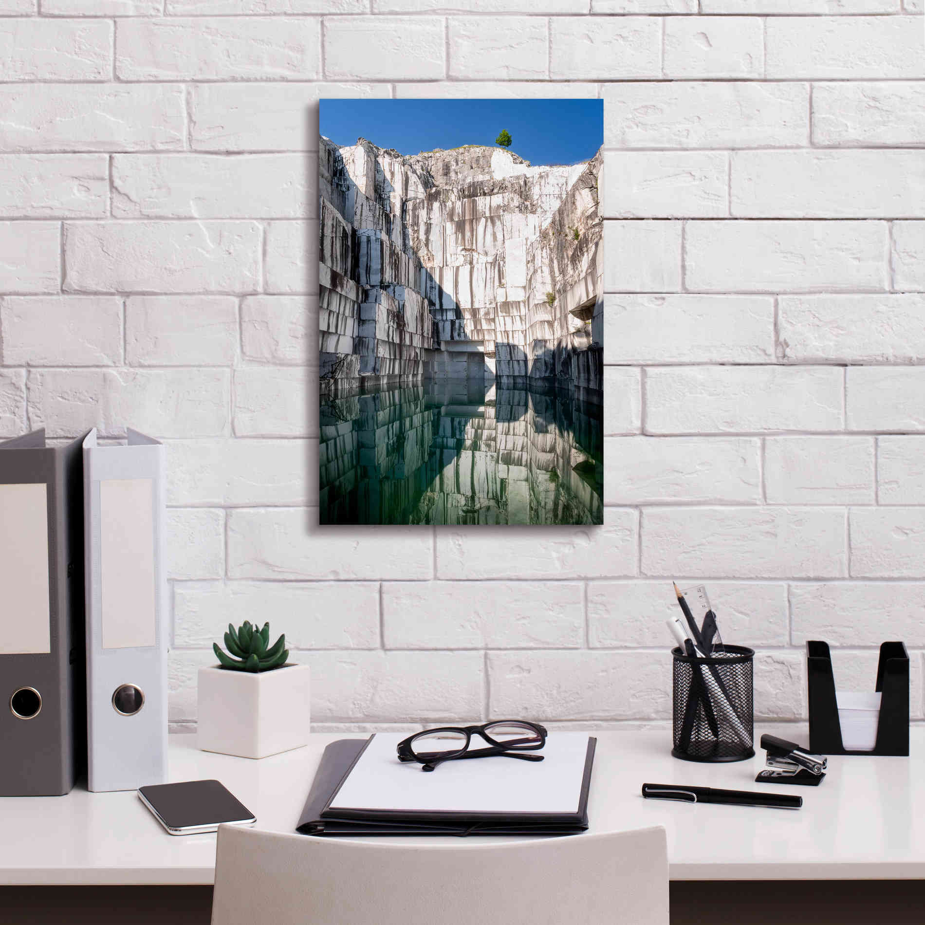 'Italian Marble' by Roman Robroek Giclee Canvas Wall Art,12 x 18