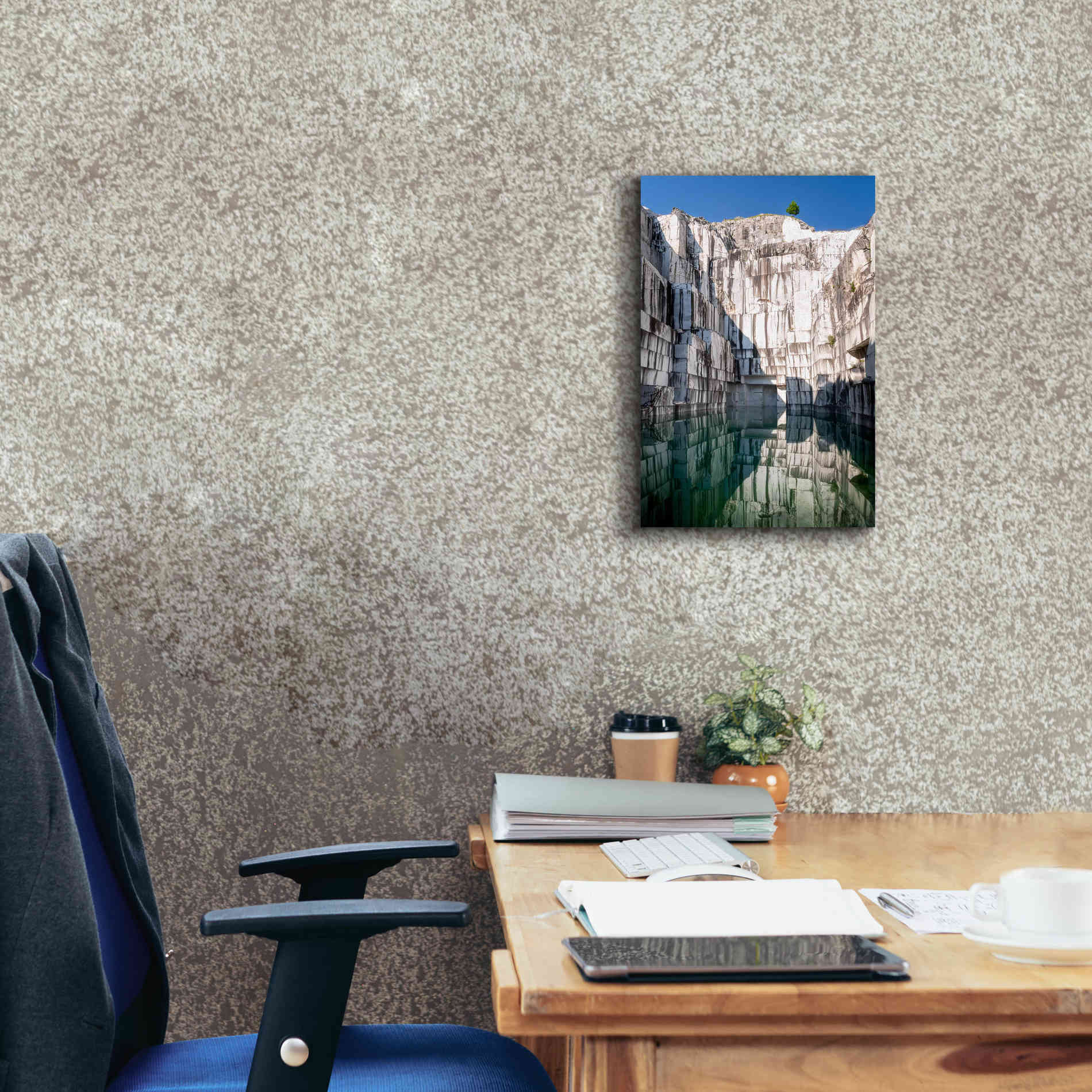 'Italian Marble' by Roman Robroek Giclee Canvas Wall Art,12 x 18