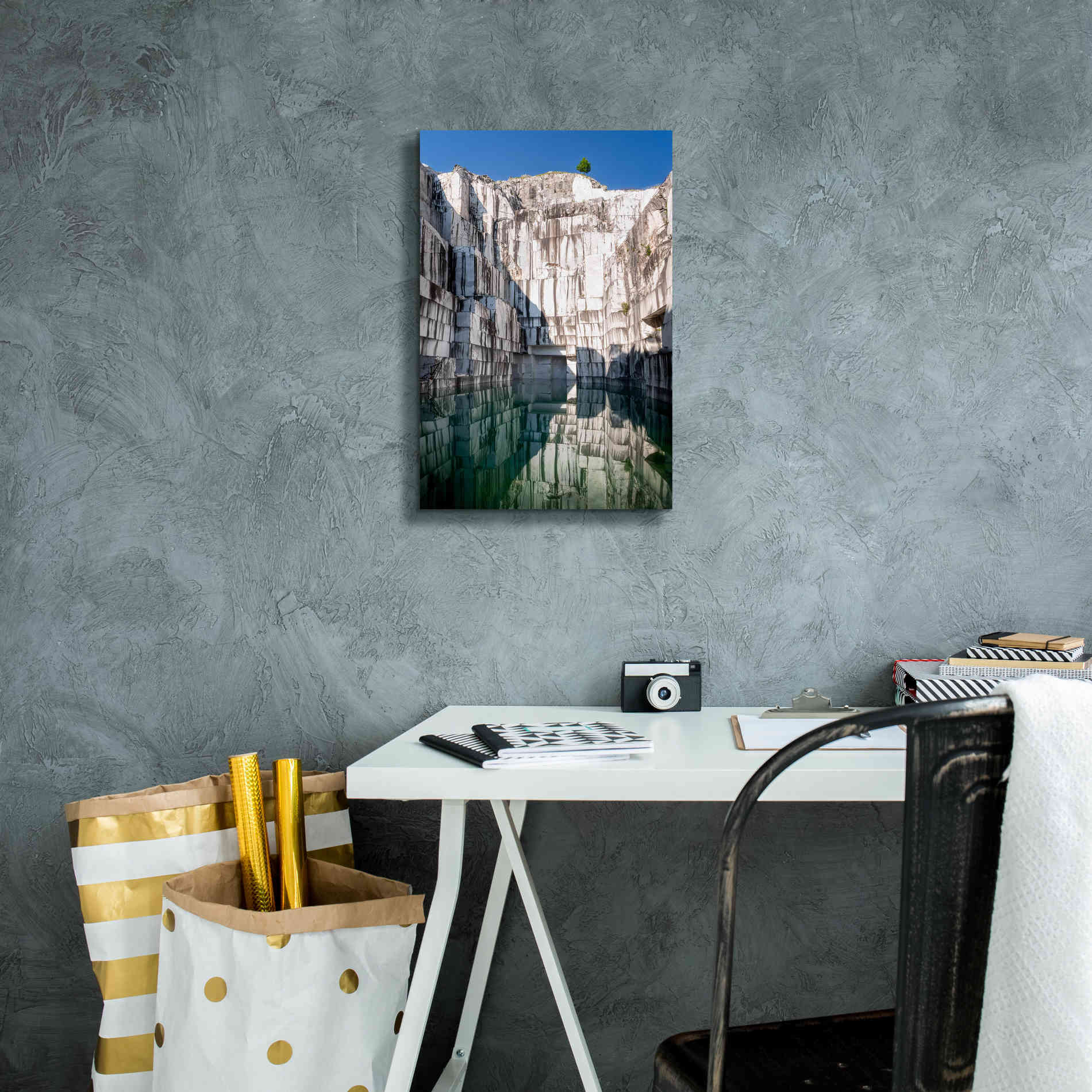 'Italian Marble' by Roman Robroek Giclee Canvas Wall Art,12 x 18