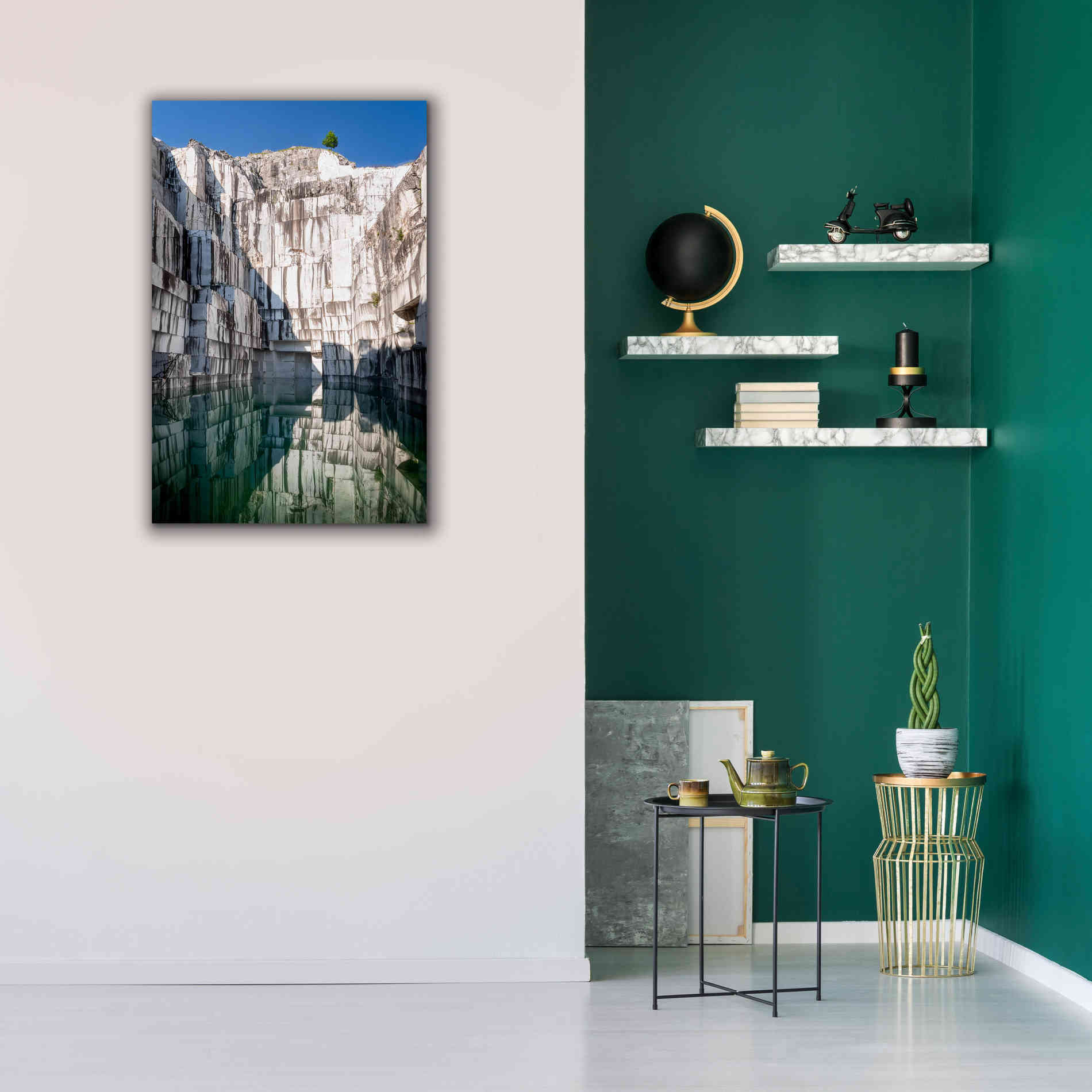 'Italian Marble' by Roman Robroek Giclee Canvas Wall Art,26 x 40