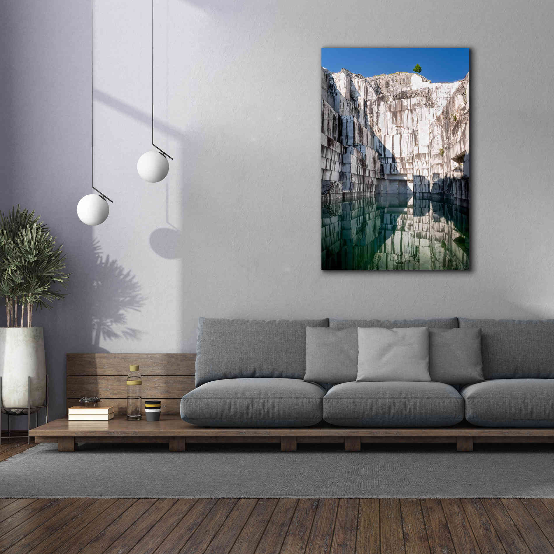 'Italian Marble' by Roman Robroek Giclee Canvas Wall Art,40 x 60