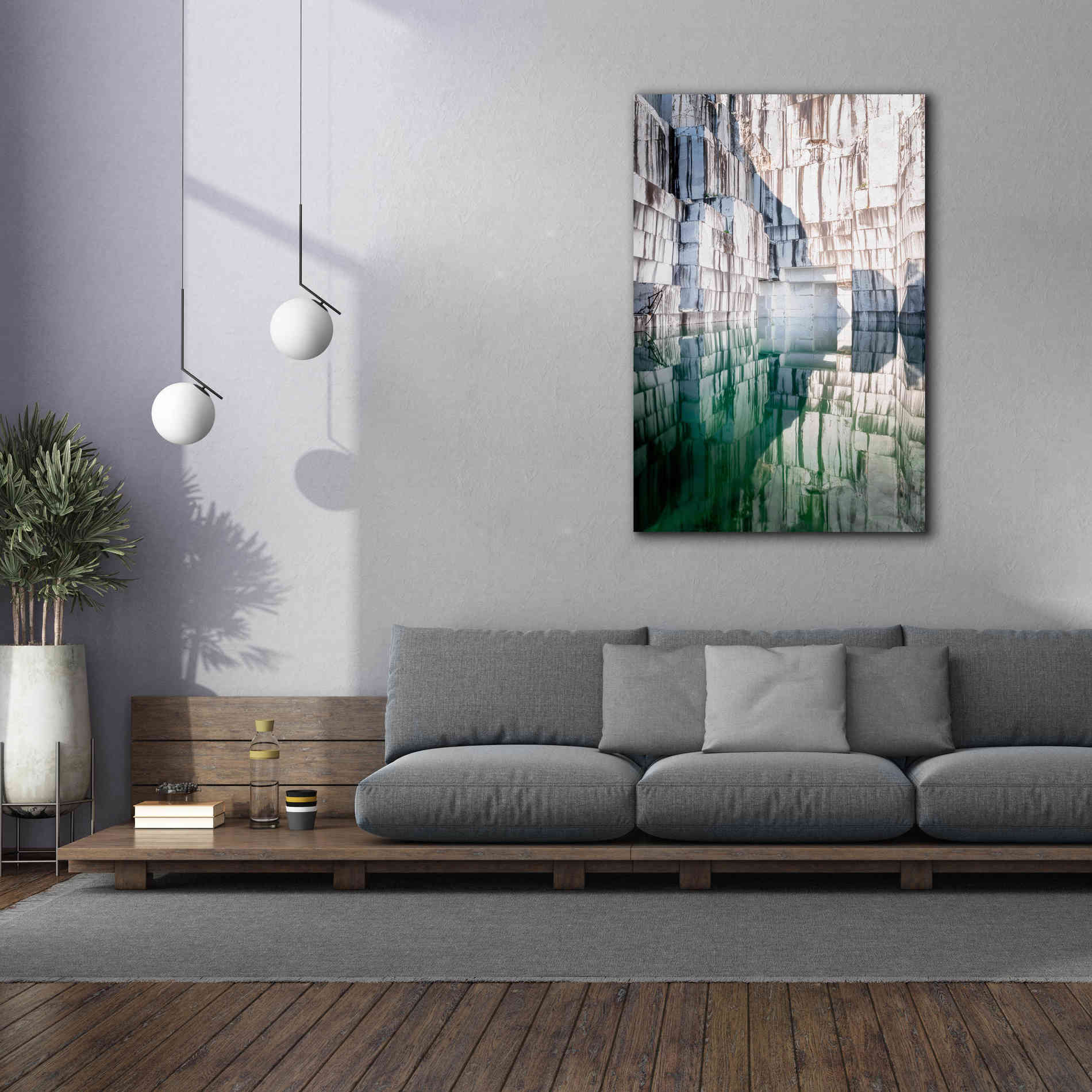 'Marble Quarry' by Roman Robroek Giclee Canvas Wall Art,40 x 60