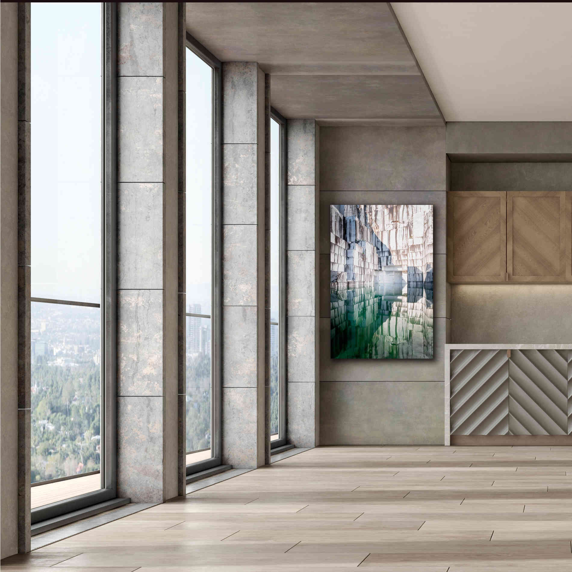 'Marble Quarry' by Roman Robroek Giclee Canvas Wall Art,40 x 60