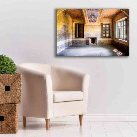 Image of 'Colored Farm' by Roman Robroek Giclee Canvas Wall Art,40 x 26