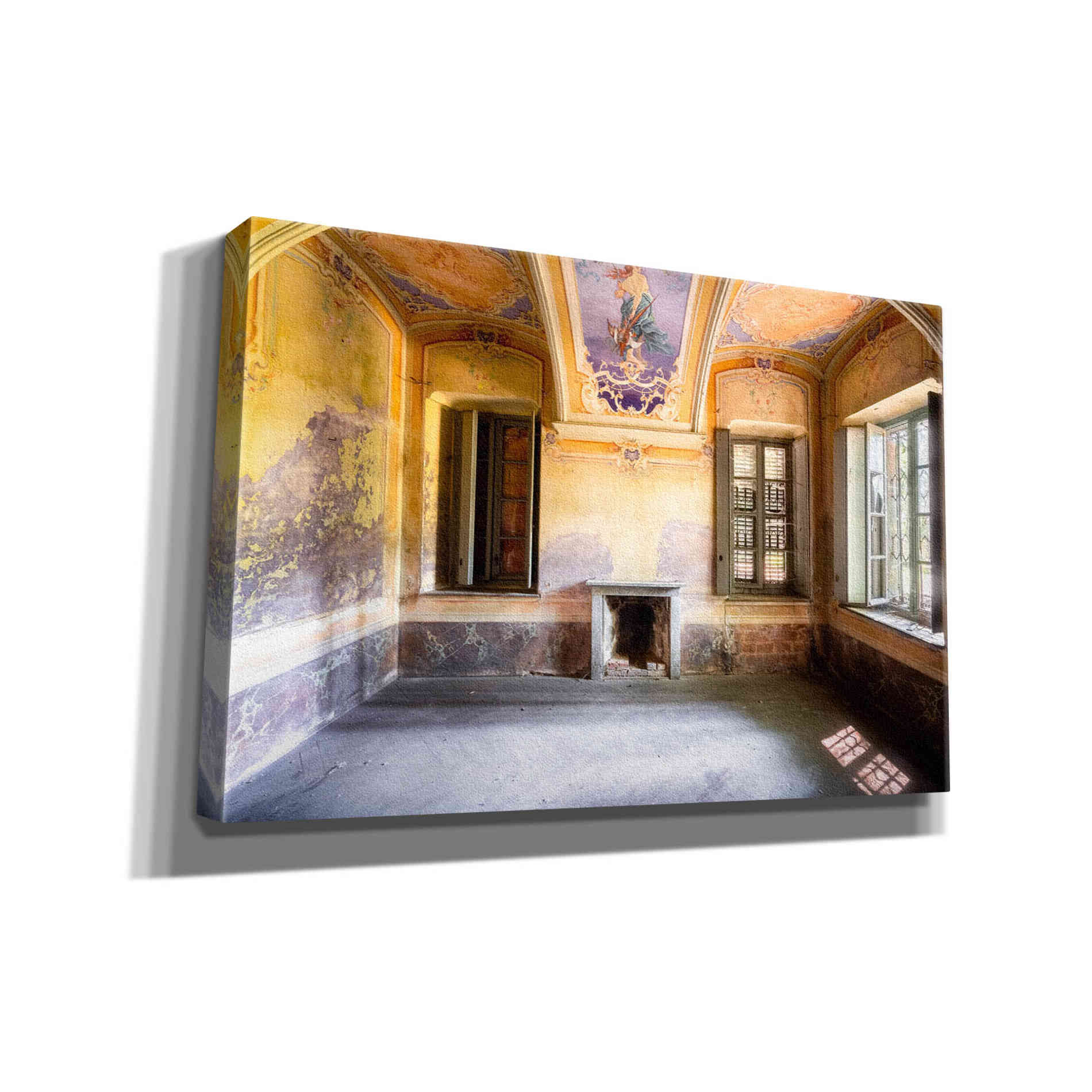 'Colored Farm' by Roman Robroek Giclee Canvas Wall Art