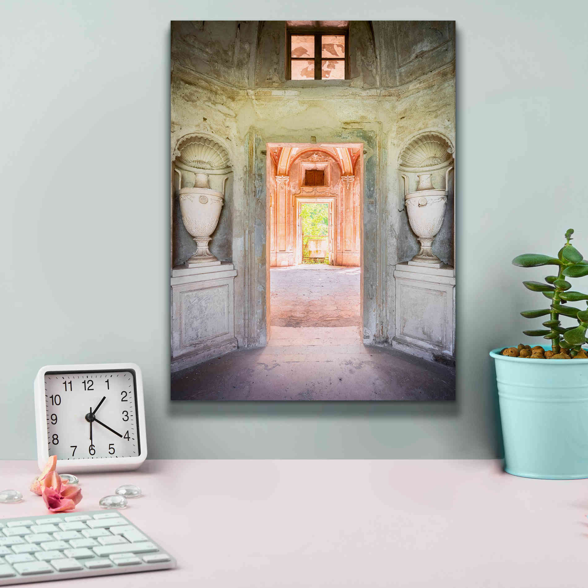 'Concrete Vases' by Roman Robroek Giclee Canvas Wall Art,12 x 16