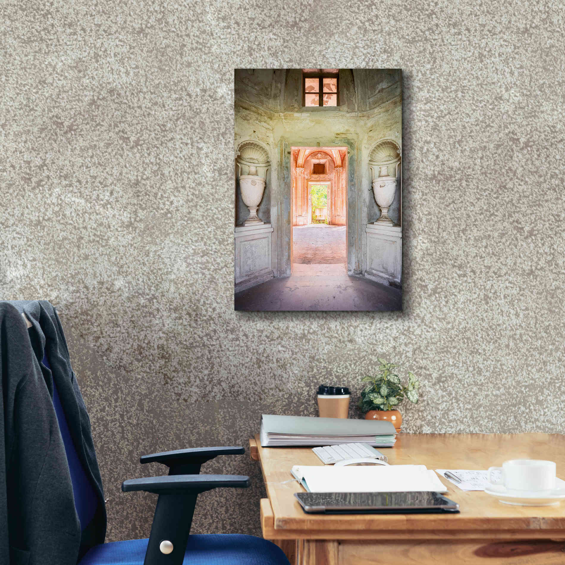 'Concrete Vases' by Roman Robroek Giclee Canvas Wall Art,18 x 26