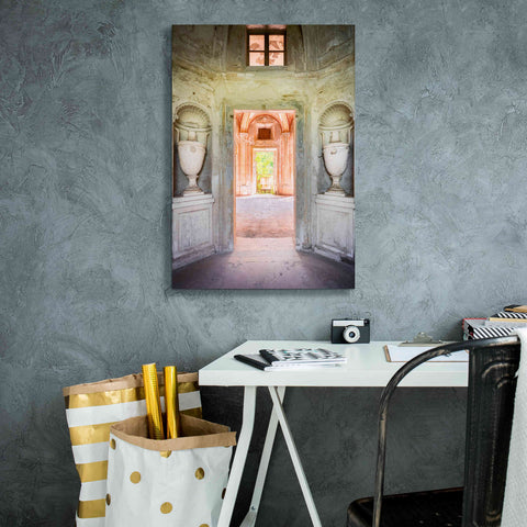 Image of 'Concrete Vases' by Roman Robroek Giclee Canvas Wall Art,18 x 26
