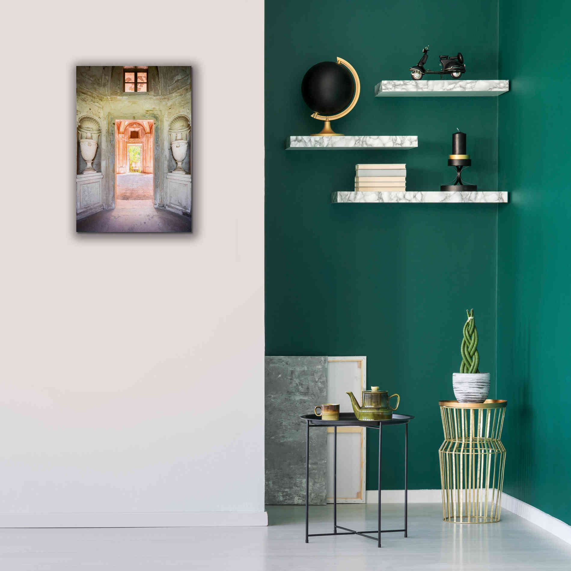 'Concrete Vases' by Roman Robroek Giclee Canvas Wall Art,18 x 26