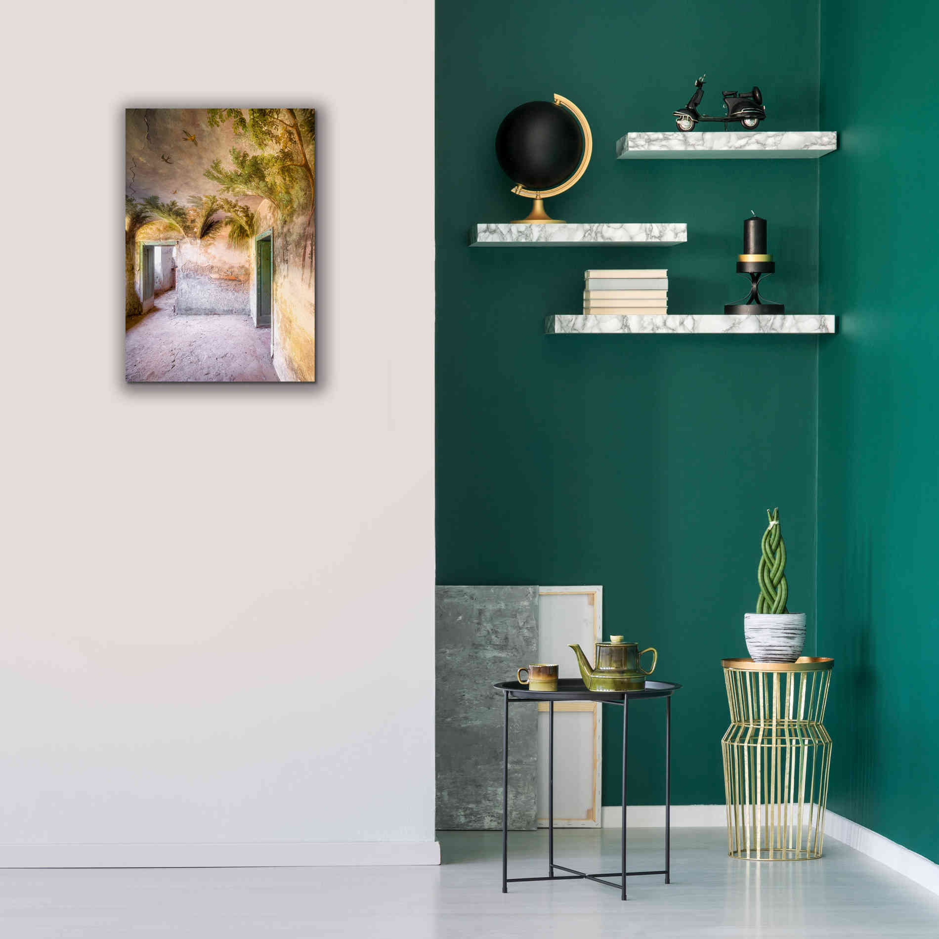 'Palm Room' by Roman Robroek Giclee Canvas Wall Art,18 x 26